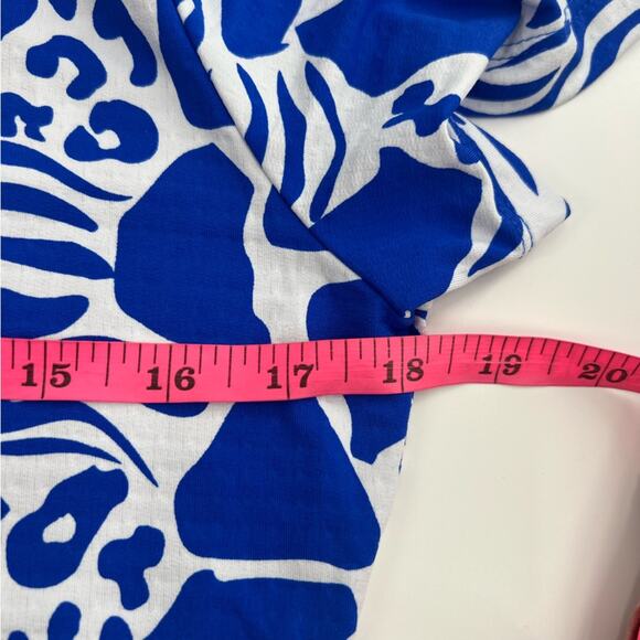 IBKUL BIANCA ROYAL BLUE Short Sleeve Mock Golf Shirt Sz S - Picture 7 of 7